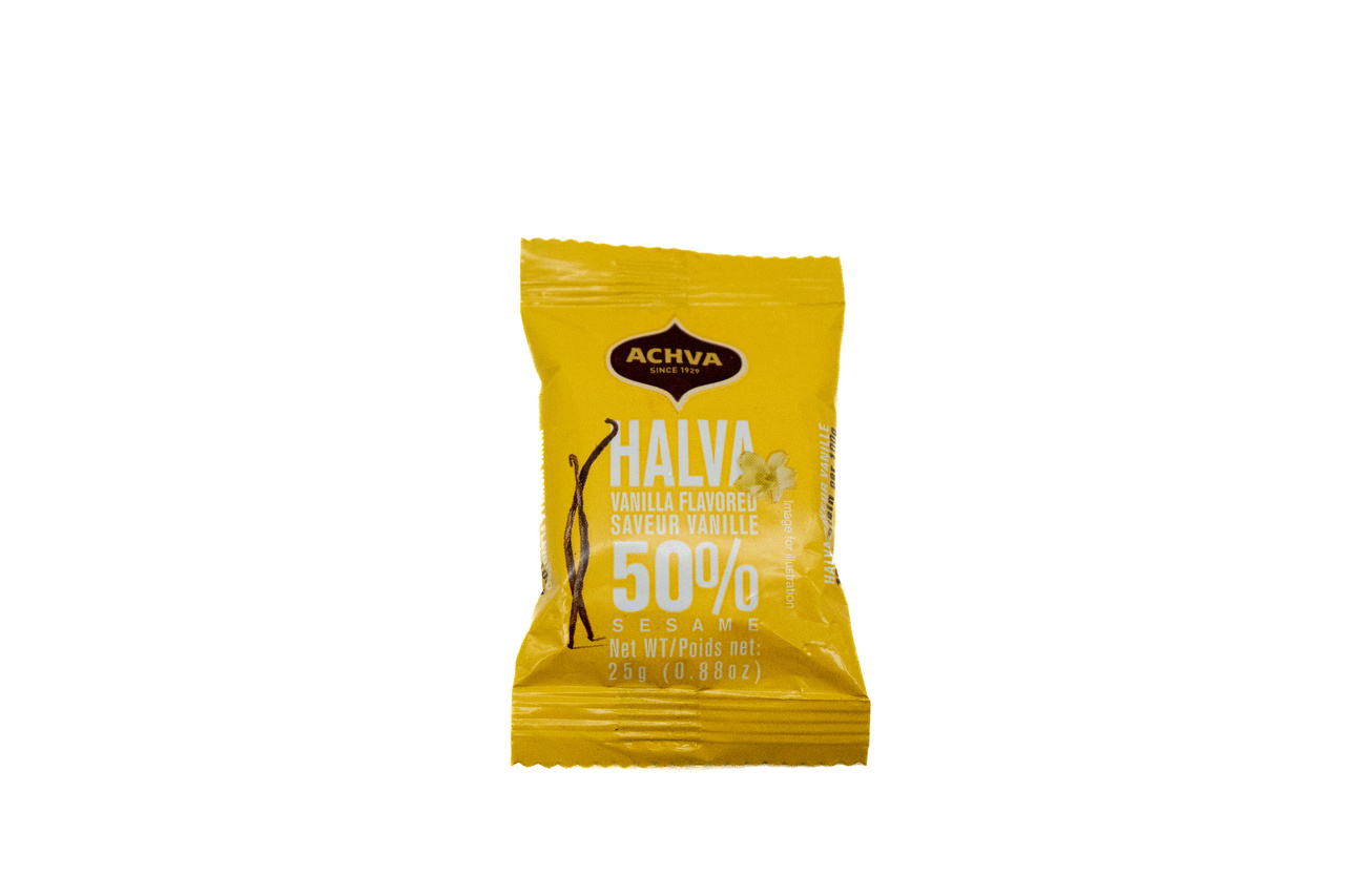 Halva-Riegel, mit Vanil Geschmack